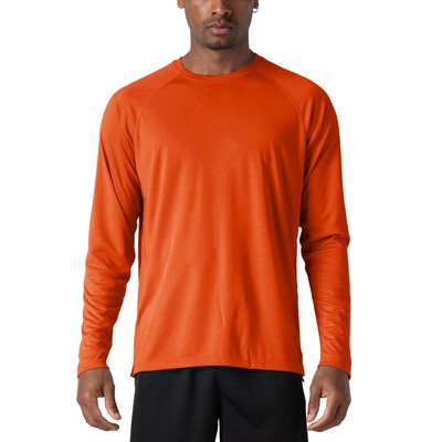 KEFITEVD Ljeto UPF 50+ Muške majice dugih rukava Zaštita od UV zračenja Brzosušeće majice za planinarenje Majice za ribolov Basic Top majice Muške