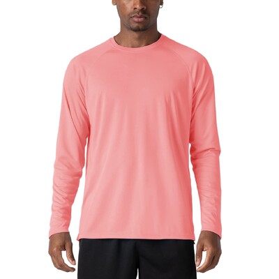 KEFITEVD Ljeto UPF 50+ Muške majice dugih rukava Zaštita od UV zračenja Brzosušeće majice za planinarenje Majice za ribolov Basic Top majice Muške