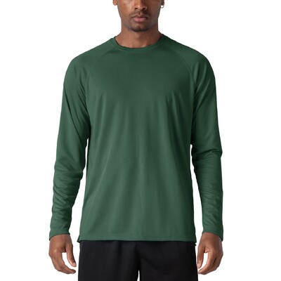 KEFITEVD Ljeto UPF 50+ Muške majice dugih rukava Zaštita od UV zračenja Brzosušeće majice za planinarenje Majice za ribolov Basic Top majice Muške