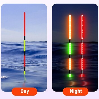 1 ΤΕΜ Smart Led Fishing Float Υψηλής Ευαισθησίας Υπενθύμιση σημαδούρα Αισθητήρας βαρύτητας Λαμπερός Ηλεκτρικός Νυχτερινός Ψάρεμα Float Long Tail