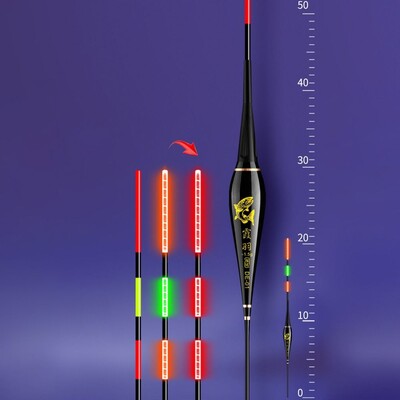 1 KOM. Pametni Led plovak za ribolov Visoko osjetljiva plutača za podsjetnik Gravitacijski senzor Svjetleći električni plovak za noćni ribolov s dugim repom
