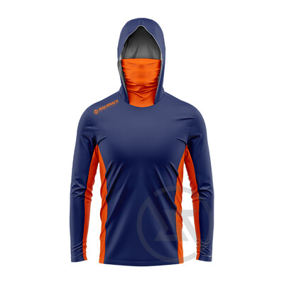 Mască de culoare solidă Hanorace Cămăși potrivite pentru pescuit, vânătoare, alpinism, camping, drumeții, protecție solară în aer liber, îmbrăcăminte respirabilă