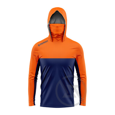 Mască de culoare solidă Hanorace Cămăși potrivite pentru pescuit, vânătoare, alpinism, camping, drumeții, protecție solară în aer liber, îmbrăcăminte respirabilă