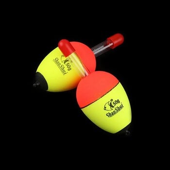 2 τμχ EVA Fishing Float Light Stick Foam Plastic Bobber Sea Rock Fishing Striking Floats 5/8/10/15/20/30/40/50/60g