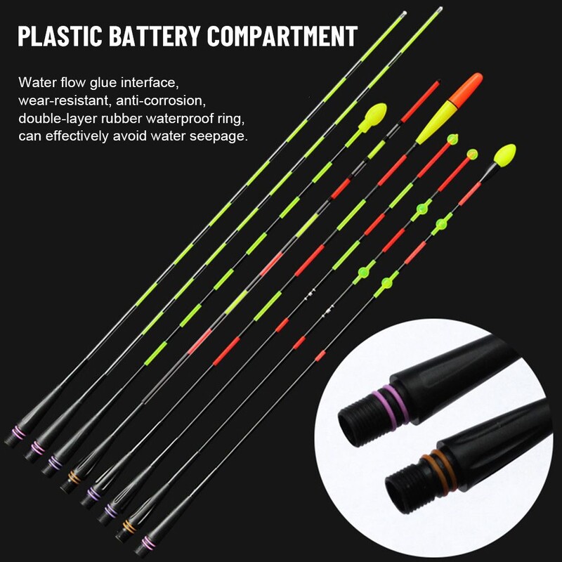 1ks super jasné nočné LED rybárske plaváky inteligentná gravitačná indukcia elektronický chvostový drift plavák vrchný svetelný citlivý plavák bója