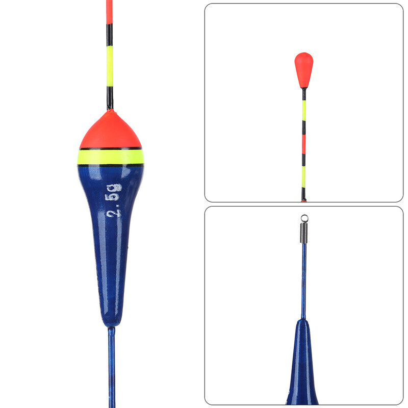 2 ks 4,5/3/2,5/1,2/0,8/0,6 g Sada rybárskych plavákov Bóje Bobber Rybárske svetlo Tyč Plavák Kapor Fluctuate Mix Veľkosť Rybárske plaváky Bóje