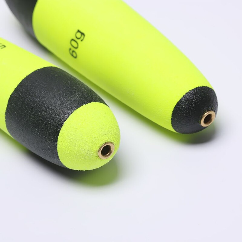 1 ks vztlakové Eva inline bobbers plaváky na rybárske plaváky vysoko kvalitné sumce, šťuky, rybárske príslušenstvo 10/20/30/40/50/60/80g