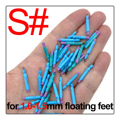 20 buc. Unelte de pescuit de culoare aleatorie Scaun de plutire extins Scaun de plutitor de pește Scaun de plutire glisantă Scaun de plutire vertical rotativ