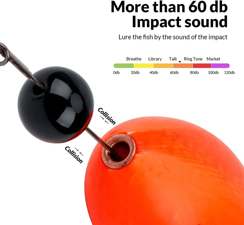 1PC Fishing Bobbers Plovci za slatkovodni ribolov Čepovi za pecanje Čepovi za pecanje Oprema za iskakanje Zvečka Plovci za iskakanje pluta s utezima