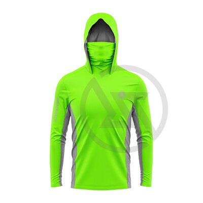 Fluor Mask Hoodies Krekli, kas piemēroti makšķerēšanai, medībām kāpšanai, kempingam, pārgājienam, āra saules aizsardzībai, elpojošs apģērbs