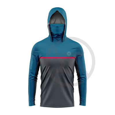 Fluor maska Hoodies Majice prikladne za ribolov lov penjanje kampiranje planinarenje vanjska zaštita od sunca prozračna odjeća