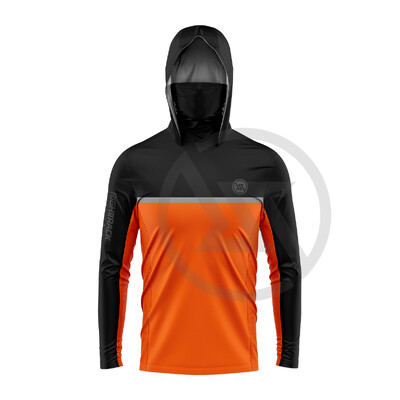 Fluor maska Hoodies Majice prikladne za ribolov lov penjanje kampiranje planinarenje vanjska zaštita od sunca prozračna odjeća