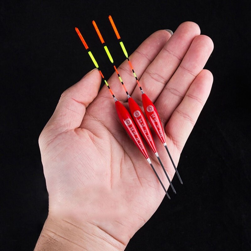 5Pcs Bobber Float Plovci za pecanje na ledu Kratki karasi Izrada Ribolovni pribor Dvostruke namjene Plovci za morski ribolov u slatkoj vodi