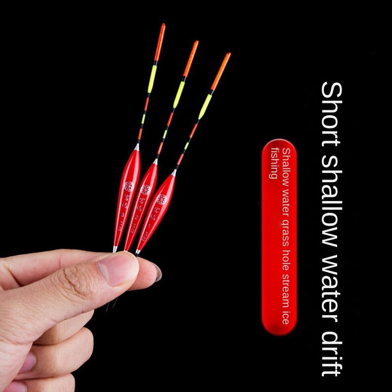 5Pcs Bobber Float Plovci za pecanje na ledu Kratki karasi Izrada Ribolovni pribor Dvostruke namjene Plovci za morski ribolov u slatkoj vodi