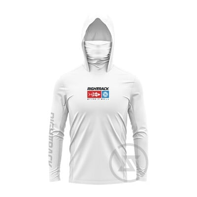 Hot Mask Hoodies Πουκάμισα Ψαρέματος Μονόχρωμο Για Κυνήγι Αναρρίχηση Κάμπινγκ Πεζοπορία Πεζοπορία Αντιηλιακή προστασία Αναπνέει RIGHTTRACK Ρούχα