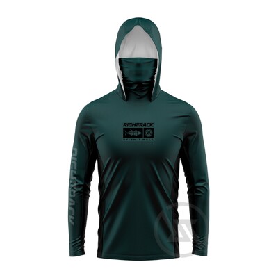 Vruće maske s kapuljačom Košulje za ribolov Jednobojne za lov Penjanje Kampiranje Planinarenje Zaštita od sunca Prozračna RIGHTTRACK odjeća