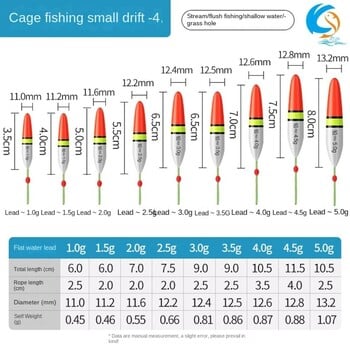 EVA Rocky Fishing Float Sea Pole Εντυπωσιακός μεγάλης εμβέλειας Big Belly Float Sea Bass συρόμενος πλωτήρας με συνδεόμενο φθορίζον ραβδί