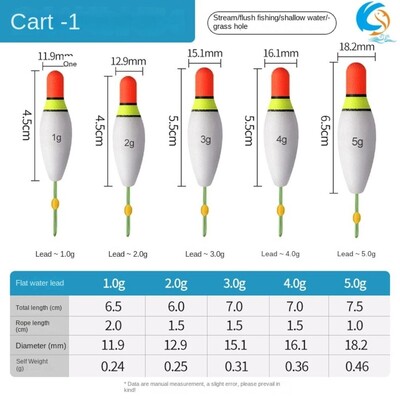 EVA Rocky plovak za pecanje Morski štap Privlačan za oko Veliki domet plovak za brancina Klizni plovak s priključnim fluorescentnim štapom