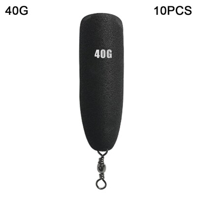 10kom crni EVA plovak za pecanje Novi ribolov na stijenama Plovci za morski ribolov Dvostruka namjena 15-50g plutača pribor za morski ribolov
