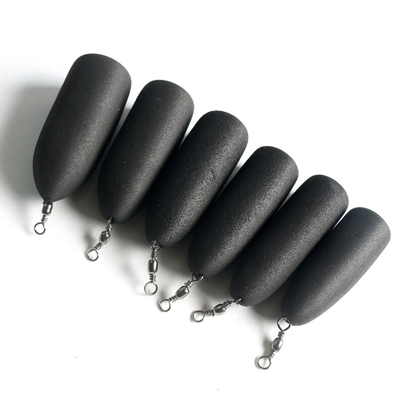 10kom crni EVA plovak za pecanje Novi ribolov na stijenama Plovci za morski ribolov Dvostruka namjena 15-50g plutača pribor za morski ribolov