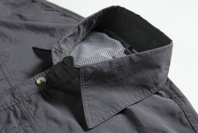 Muška košulja kratkih rukava Planinarenje Kampiranje Prozračna brzo sušeća UV zaštita Čvrsta konvertibilna bluza dugih rukava za penjanje i ribolov