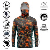 RT maska Hoodies Majice prikladne za ribolov Lov Penjanje Kampiranje Planinarenje Zaštita od sunca na otvorenom Prozračna odjeća #1