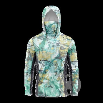 RT Mask Hoodies Ризи, подходящи за риболов, лов, катерене, къмпинг, туризъм, слънцезащита на открито, дишащо облекло #1