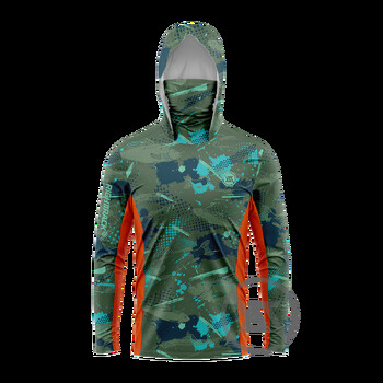 RT Mask Hoodies Ризи, подходящи за риболов, лов, катерене, къмпинг, туризъм, слънцезащита на открито, дишащо облекло #1