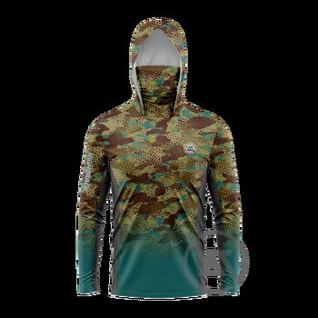 RT Mask Hoodies Ризи, подходящи за риболов, лов, катерене, къмпинг, туризъм, слънцезащита на открито, дишащо облекло #1