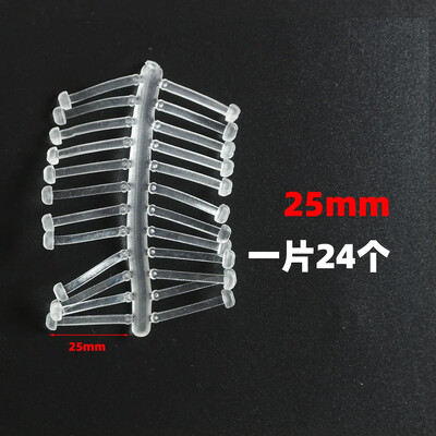 120Pcs/5Sheet Carp Fishing Hair Rig Fishing Bait Stop Pop Up Rig Stoppers Clear Color Boilie Inserts Ribolovni Alati