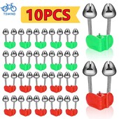 Najnoviji 10PCS Stezaljka za vrh štapa Štap za pecanje Ugriz ribe mamac Alarmno upozorenje Twin Bell Ring Clip Ribolovno zvono Zeleno Crveno Dodatak za ribolov
