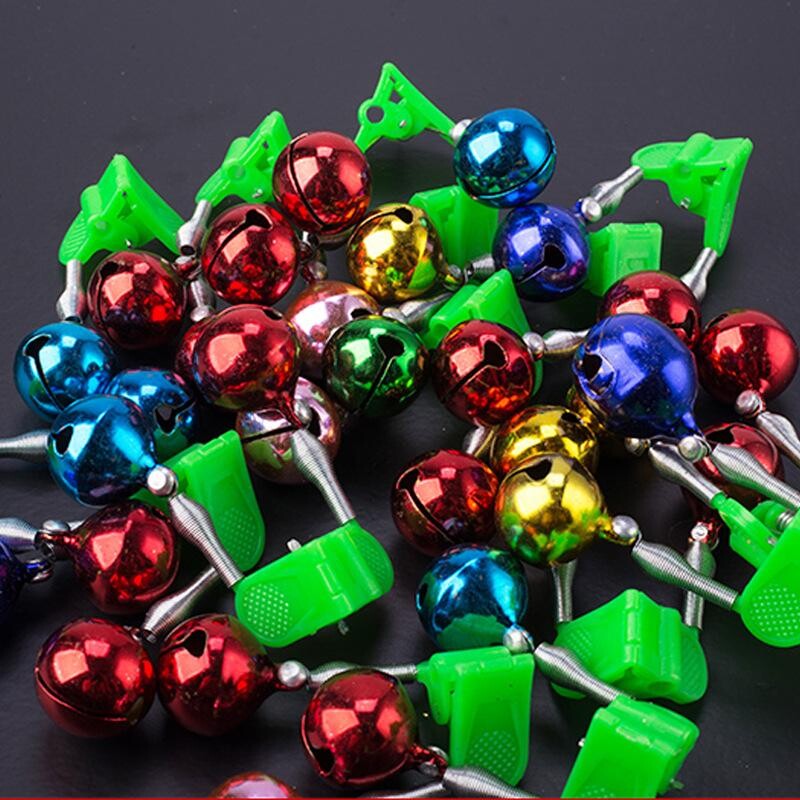 10/5/3/1PC Alarmi za pecanje u boji, štap za pecanje, zvono, stezaljka, vrh, klip, zvona, prsten, ABS pribor za ribolov, metalna zvona na otvorenom