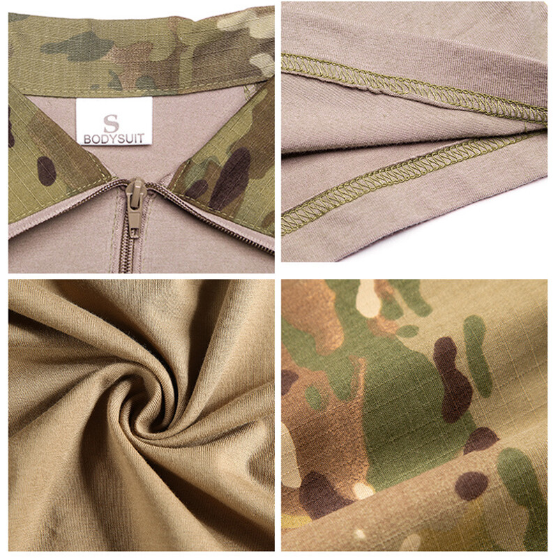 Muška kamuflažna majica za planinarenje Taktičke borbene majice na otvorenom Muška majica za penjanje kratkih rukava Kampiranje i pecanje Gornja muška odjeća za lov