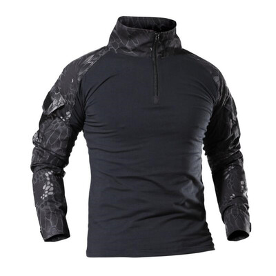 Proljeće Jesen Taktičke majice za planinarenje na otvorenom Muška brzosušeća prozračna vojna kamuflažna odjeća za lov Planinarenje Kampiranje