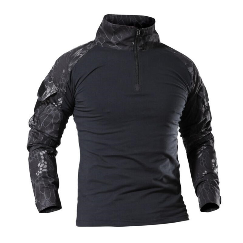 Proljeće Jesen Taktičke majice za planinarenje na otvorenom Muška brzosušeća prozračna vojna kamuflažna odjeća za lov Planinarenje Kampiranje