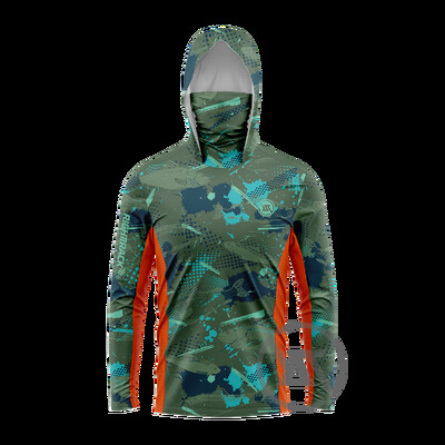 RT Mask Hoodies Majice Prikladne za Ribolov Lov Penjanje Kampiranje Planinarenje Na otvorenom Zaštita od sunca Prozračna odjeća #4