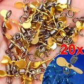 10/20Pcs Plug Casting Fly Propeller Spin Spinnerbait Topwater Ribolov Mamac Noževi od nehrđajućeg čelika Custom Spinnerbait Prop Fishing