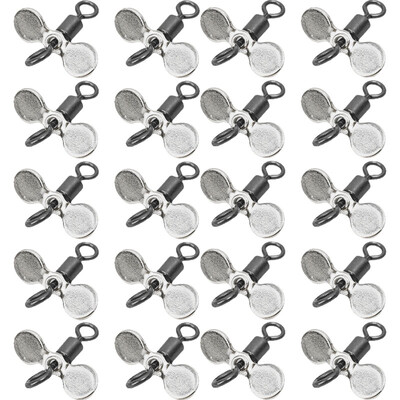 10/20Pcs Plug Casting Fly Propeller Spin Spinnerbait Topwater Ribolov Mamac Noževi od nehrđajućeg čelika Custom Spinnerbait Prop Fishing