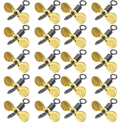 10/20Pcs Plug Casting Fly Propeller Spin Spinnerbait Topwater Ribolov Mamac Noževi od nehrđajućeg čelika Custom Spinnerbait Prop Fishing