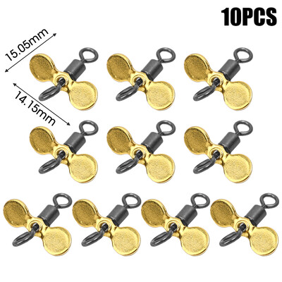 10/20Pcs Plug Casting Fly Propeller Spin Spinnerbait Topwater Ribolov Mamac Noževi od nehrđajućeg čelika Custom Spinnerbait Prop Fishing