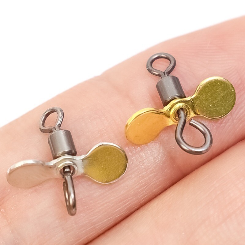 10/20Pcs Plug Casting Fly Propeller Spin Spinnerbait Topwater Ribolov Mamac Noževi od nehrđajućeg čelika Custom Spinnerbait Prop Fishing