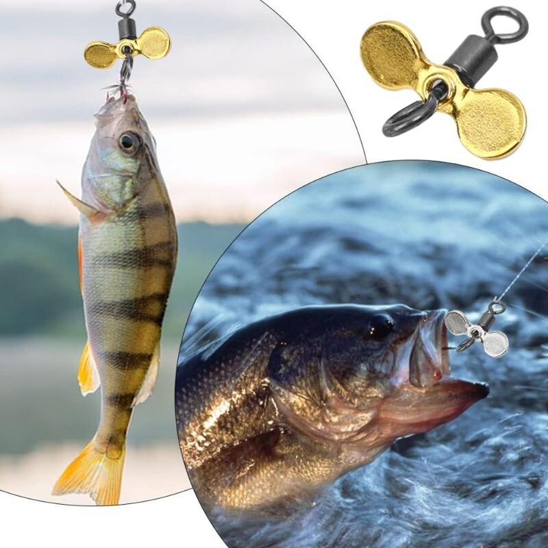 10/20Pcs Plug Casting Fly Propeller Spin Spinnerbait Topwater Ribolov Mamac Noževi od nehrđajućeg čelika Custom Spinnerbait Prop Fishing