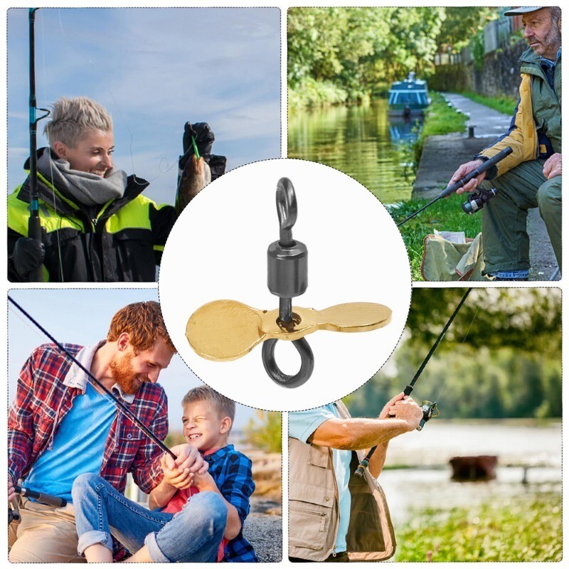 10/20Pcs Plug Casting Fly Propeller Spin Spinnerbait Topwater Ribolov Mamac Noževi od nehrđajućeg čelika Custom Spinnerbait Prop Fishing