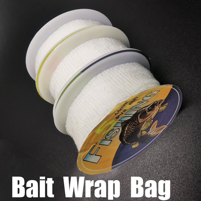 Nové 5M PVA sieťoviny s priemerom 25/37/44 mm, rozpustné vo vode, rybárske sieťoviny, rozpustné vo vode, kaprové nástrahy, hrubé rybárske nástrahy, vrecko na rybárske príslušenstvo