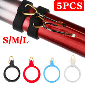 5 ks elastických držiakov na rybárske prúty, muškárske prúty, gumené krúžky, kovové držiaky, nástrahy, bezpečné uloženie náradia na prúty, rybárčenie