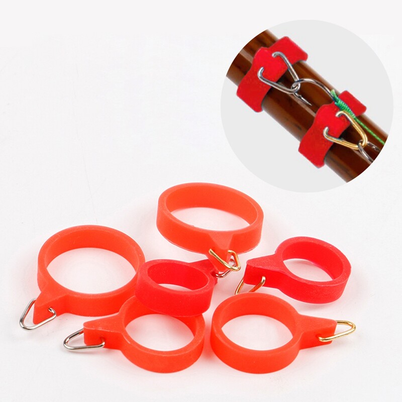 5 ks elastických držiakov na rybárske prúty, muškárske prúty, gumené krúžky, kovové držiaky, nástrahy, bezpečné uloženie náradia na prúty, rybárčenie