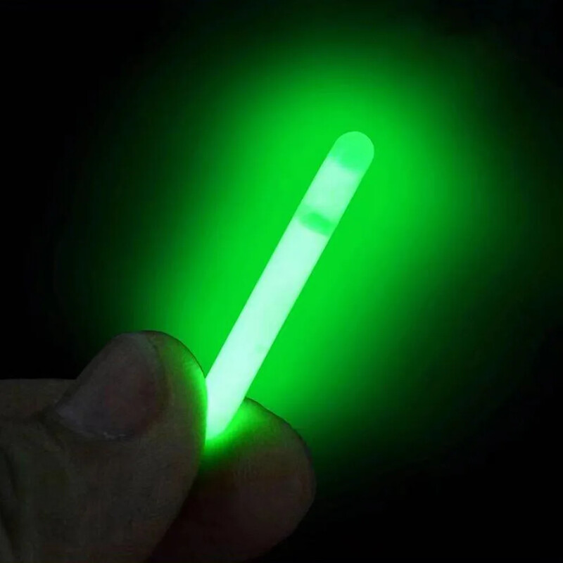 50PCS Firefly Fluorescentno svjetlo za štap za ribolov Svjetlo za plutajući štap Tamno svjetleći štap za vanjski ribolov Fluorescentno svjetlo za štap