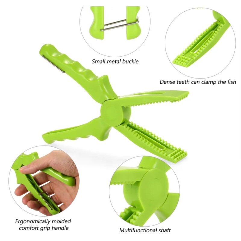 Rybárske kliešte z ABS plastu, svorka na ryby, uvoľňovací nástroj na ryby, držiak tela ryby, kliešte, nožnice, rybárske kliešte