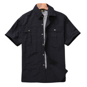 Cămăși de drumeție cu mânecă lungă cu protecție UV pentru bărbați, mâneci detașabile, cămăși de pescuit cu uscare rapidă, respirabile, pentru safari în aer liber