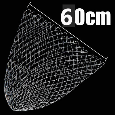 40cm50cm 60cm PE najlonske ribarske mreže Ribolovni pribor Sklopiva mreža u obliku romba Sklopiva mreža za uranjanje Sve za proizvode za ribolov
